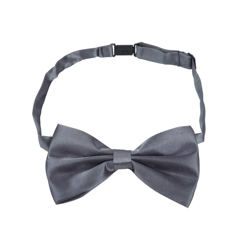 Kids Small Solid Color Adjustable Tuxedo Neck Bowtie Bow Tie,
