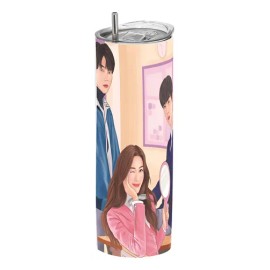 Termo Skinny Café 20 Oz K-drama True Beauty #25