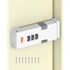 MeBantoo 90 Degree Barn Door Combination Lock, 3 Digit Password
