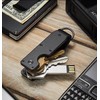 AtEaze Compact Metal Key Organizer Holds up to 6 Keys