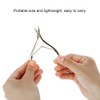Professional Cuticle Nippers, Dead Skin Scissors, Stainless Steel Cuticle Gold