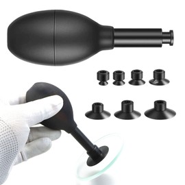 JeeSoarToFar Lens Soccer Kit 8-in-1 Strong Suction Manual Vacuum Suction Pen Lens Puller with 7 Interchangeable Suction Cups for Lens Repair and Cleaning, Watches, Electronic Components