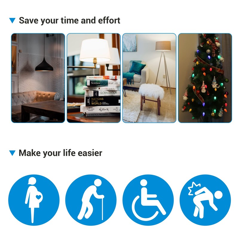 DEWENWILS Wireless Outlet, Programmable and Expandable Electrical Outlet Switch, Wireless
