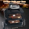 Crefun Travel Cigar Case for 10 Cigars with Ashtray, ABS