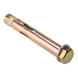 ForgeFix Sleeve Anchors - Hex Bolt | M8 x 85mm | Zinc Yellow Passivated | Bag 10