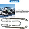 JZAHYUK Snowmobile Ice Scratchers Kit Compatible with Reverse and Non-Reverse