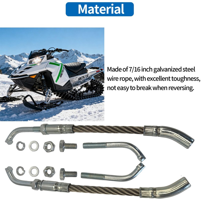JZAHYUK Snowmobile Ice Scratchers Kit Compatible with Reverse and Non-Reverse