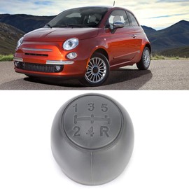 Yctze Gear Shift Knob 5-Level Gear Shift Knob Hand Ball 71775051 Gear Shift Hand Ball Repalcement for FIAT 500 500C PANDA 169 2003-2012