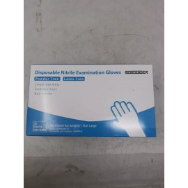 Responder Nitrile Examination Gloves – Powder-Free, Latex-Free, Large, Box of 10