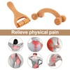 Pack of 2 Wooden Massager, Roller Massager, Manual Massager, Can