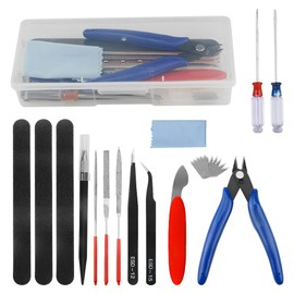 WMYCONGCONG 24 PCS Compatible with Gundam Modeler Basic Tools Gundam Model Tools Kit for Hobby Model Building Beginner Assemble Building