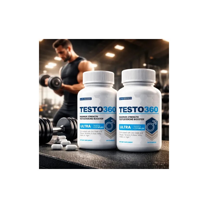 Suplemanto Alimenticio Testo360 Ultra Testoterona Sfn 2 Pack
