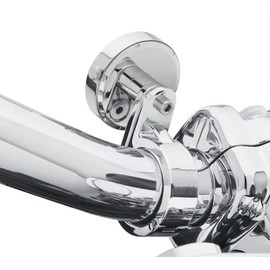 WOWTK 1.25" Handlebar Mount Clamp, 32mm Highway Bar Handlebar Clock Temperature Gauge Mount Clamps Universal Fit for Harley Touring Road Glide Road King Dyna Sportster Softail and More