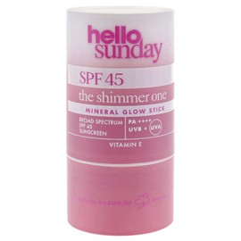 The Shimmer One Mineral Glow Stick SPF 45 Pa Plus by Hello Sunday for Women - 0.7 oz Sunscreen