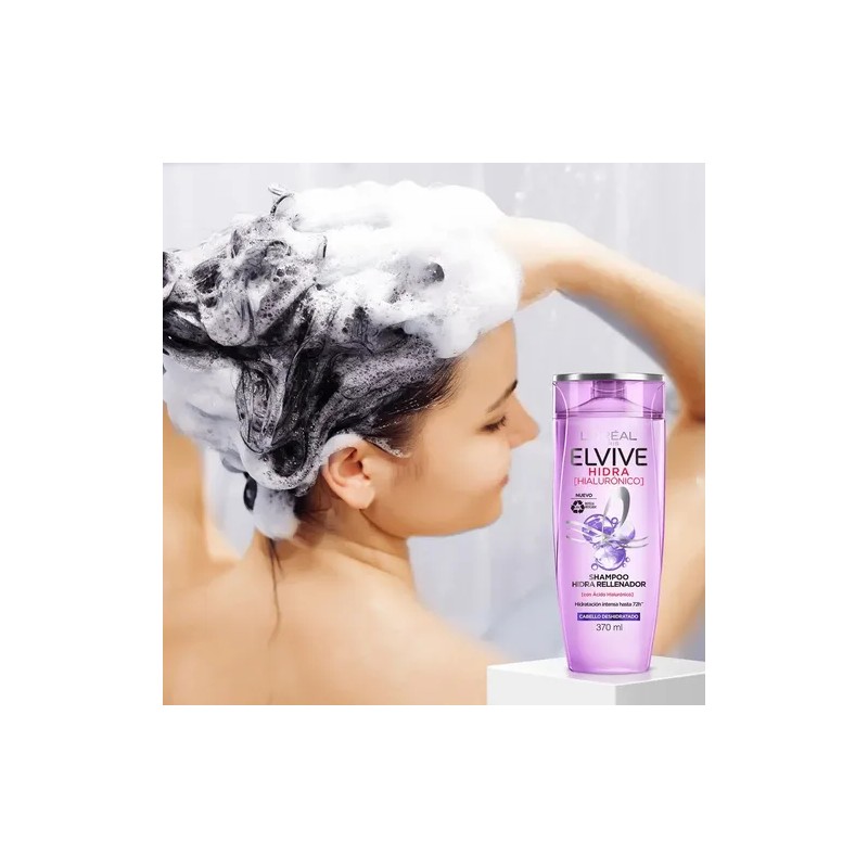 Kit 3 Elvive Hidra Hyalu: Acondicionador, Shampoo Y Crema