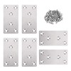 Iceyon 8pcs Mending Plates, Heavy Duty Flat Plate Bracket, Stainless