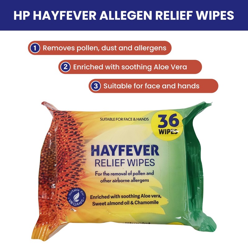 Hayfever Wipes Healthpoint Hay Fever Relief Wipes for Adults &