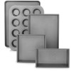 KitchenAid Professional 5-Piece Bakeware Nonstick Baking Set Square,Loaf,Ca