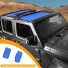 Hoolcar Front & Rear Mesh Sun Shade for Jeep Wrangler