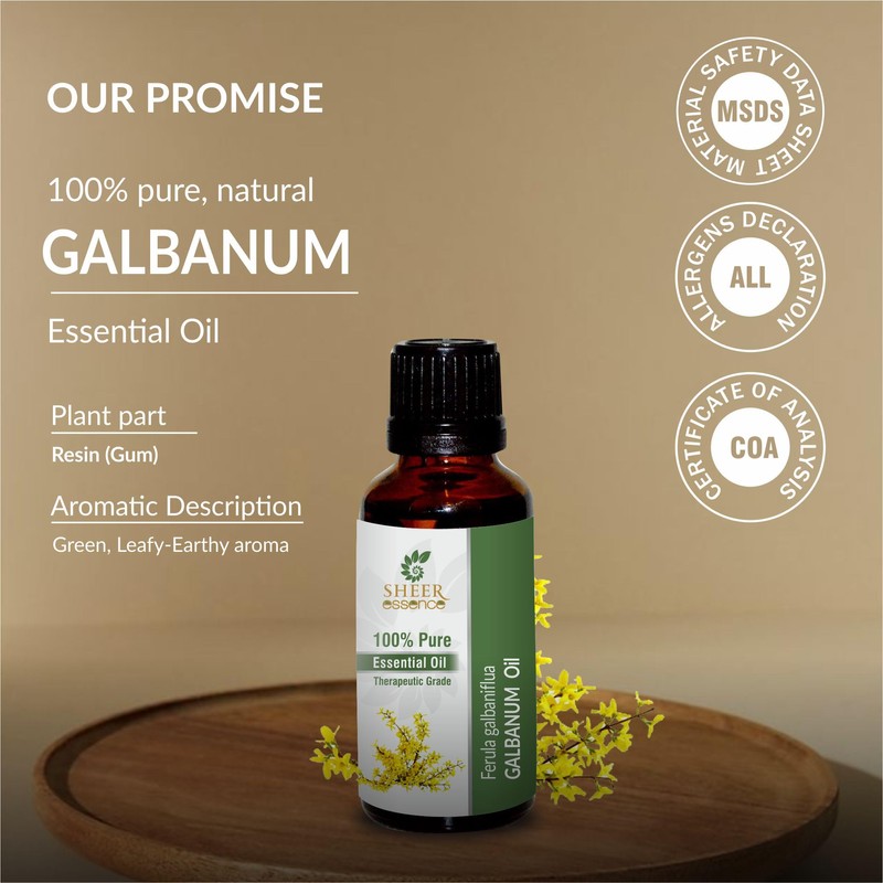 Sheer Essence Sheer Essence Galbanum Oil 100% Pure Natural Undiluted
