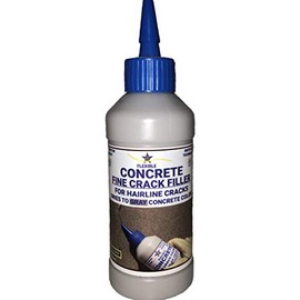 Bluestar Flexible Concrete Hairline Crack Filler (Gray), DIY - No Special Tools Needed. Fill Cracks in Driveways - Patios - Sidewalks. 8 fl. oz. Bottle.