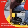 CTR Rolling Mechanic Shop Stool with Magnetic Tool Tray, Heavy