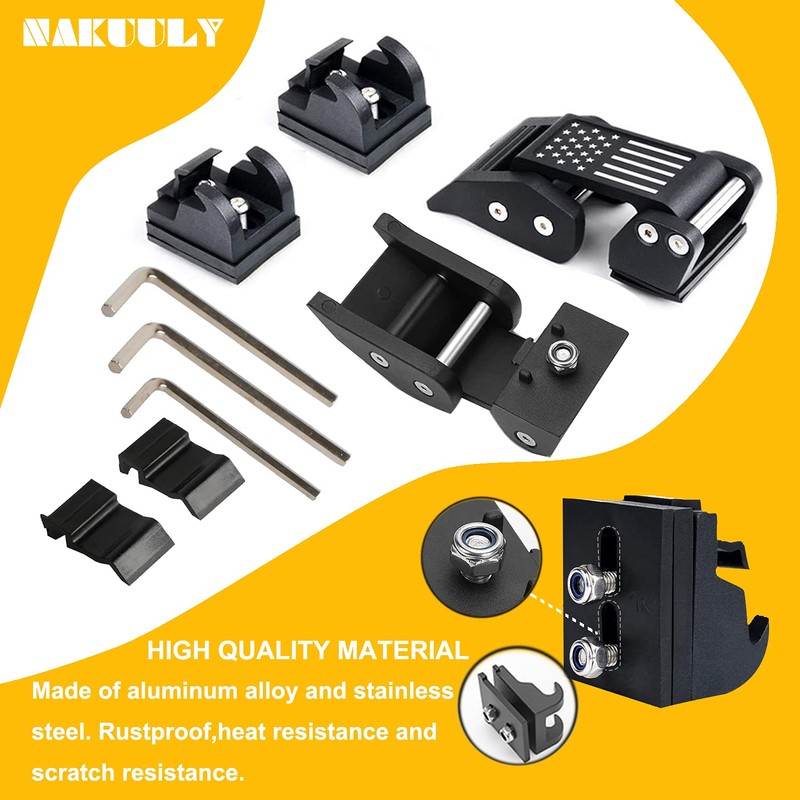 Nakuuly Hood Latches Lock Catch with U.S. Flag Style, Latch