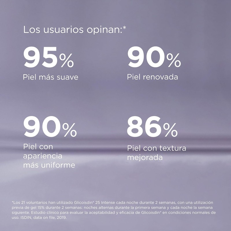 ISDIN ISDINCEUTICS Glicoisdin 25 Intense, Gel Facial Efecto Peeling con
