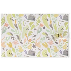 Nakabayashi Cover Pocket Album, Storage of 20 KG, Green Flower Aka-PVKG-201-3
