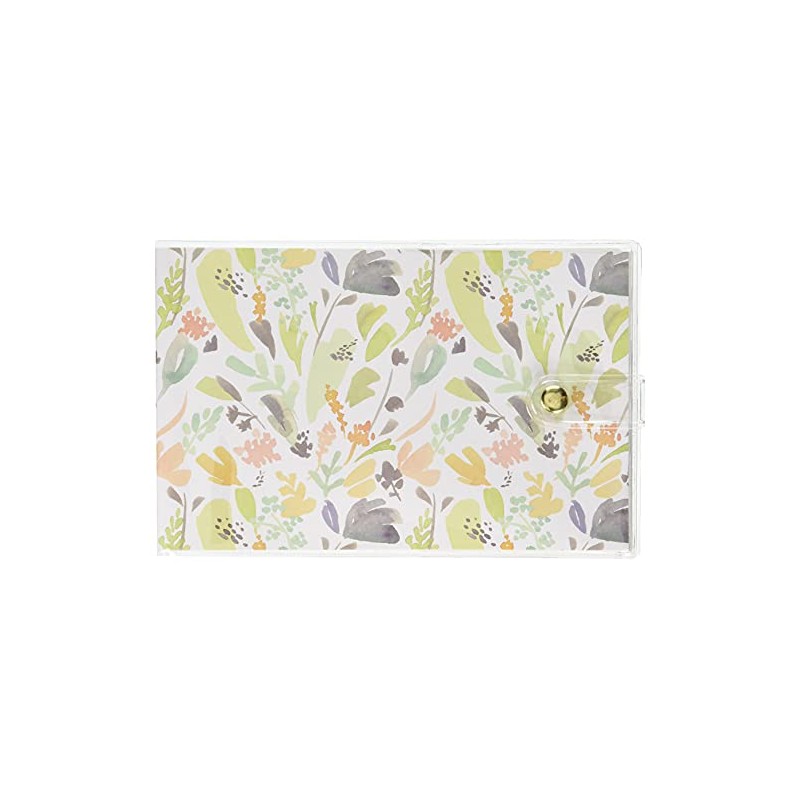 Nakabayashi Cover Pocket Album, Storage of 20 KG, Green Flower