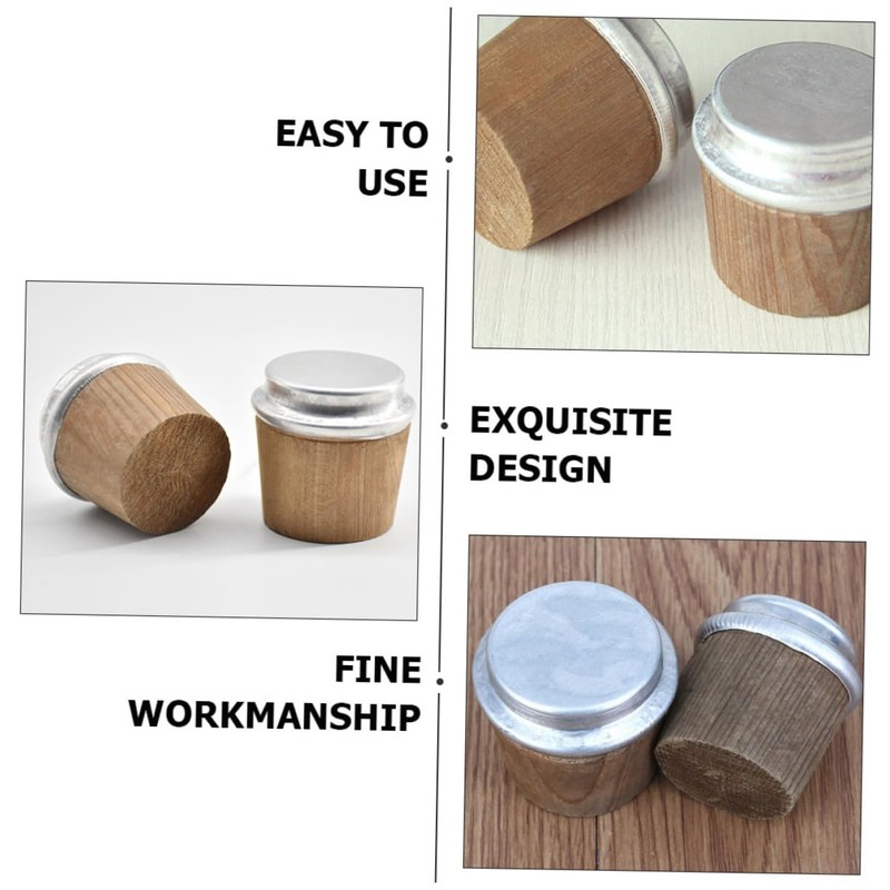 iplusmile 12pcs Wooden Vacuum Bottle Stoppers Cork Stopper for Insulated