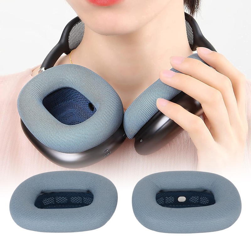 Replacement Ear Pad Protein Leather Memory Foam Soft Breathable Headphones