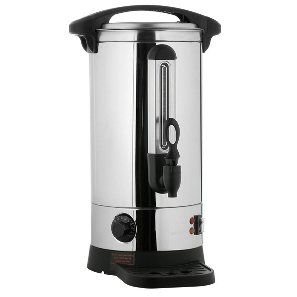Ovation Stainless Steel 10 Litre Catering Kitchen Hot Water Boiler Tea Coffee Urn 1500W