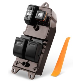 Master Power Window Switch Driver Side Fit for Toyota Tundra 2000-2006, for Tacoma 2001-2011, for Sienna 1998-2001, for Solara 1999-2003, for FJ Cruiser 2007-2011 Replace 84820-08010 84820-10100A