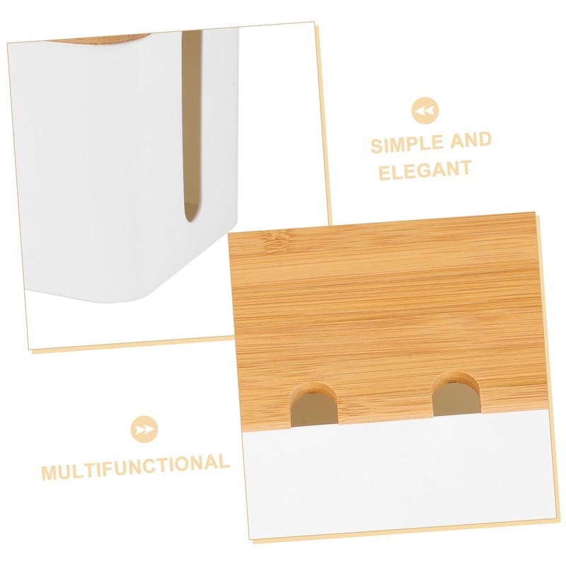 KONTONTY Cable Cover Organizer Line Storage Box Hide Wires Power