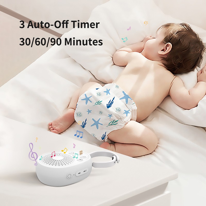 White Noise Sleep Sound Machine Built in 20 Sound Sources