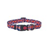 Olahibi Dog Collar and Leash Combo Set, Union Flag Pattern,