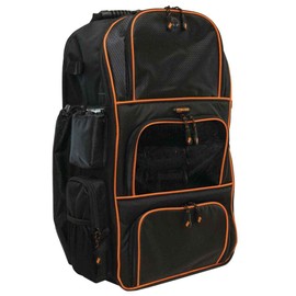 Mobile Edge Baseball/Softball Backpack, Black/Orange