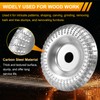 HARFINGTON Wood Carving Disk Grinder Wheel 4" Rotary Tool Arc