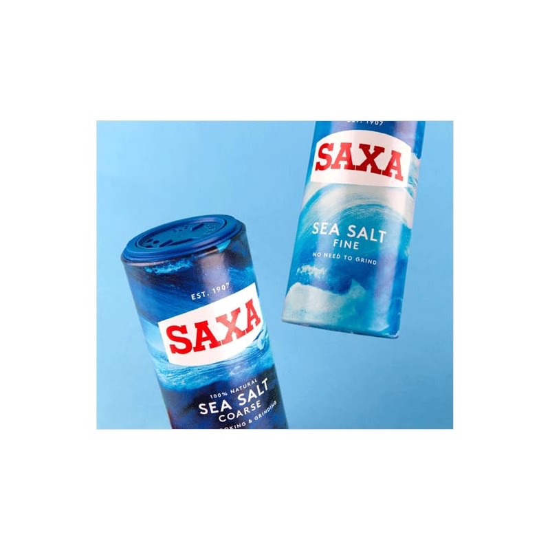 Saxa Sea Salt Fine No Need to Grind, 350 g