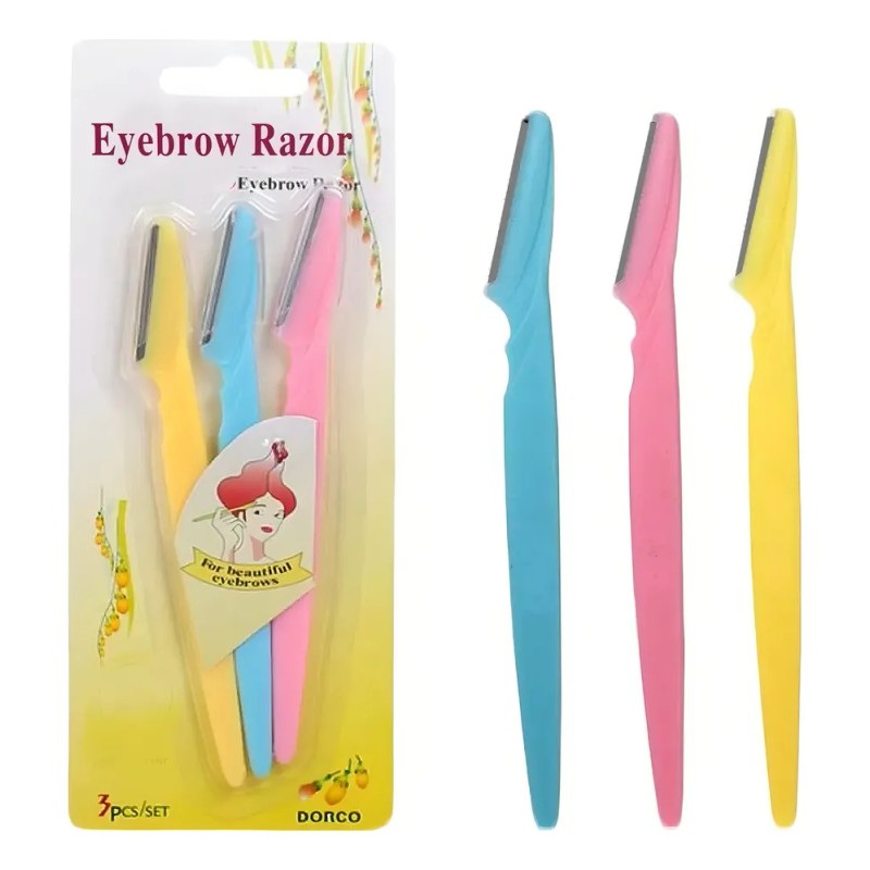 Juego De 30 Perfiladores De Cejas Con Peine Protector Eyebrow