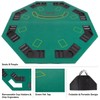 Folding Poker Table Top – 48-Inch Solid Wood Topper –
