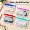 Pill Pouches Bags for Travel 14 Pieces, A8 Reusable Zippered