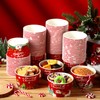 Domensi 100 Pcs Christmas Treat Snack Cups 12 oz Xmas
