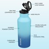 BJPKPK Insulated Water Bottle With Straw 17oz Stainless Steel Water
