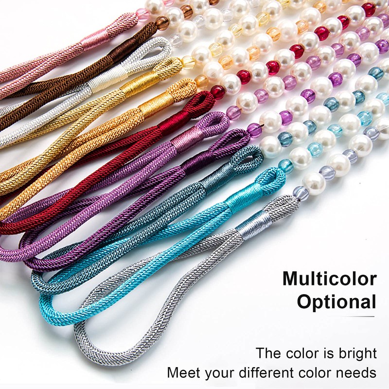 Vankra Pair Of Acrylic Pearl Curtain Tie Backs Curtain Tied