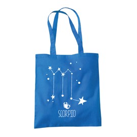 Bang Tidy Clothing Tote Bags For Women Zodiac Scorpio Printed Cotton Shopper Bag Gifts SAPBLUE