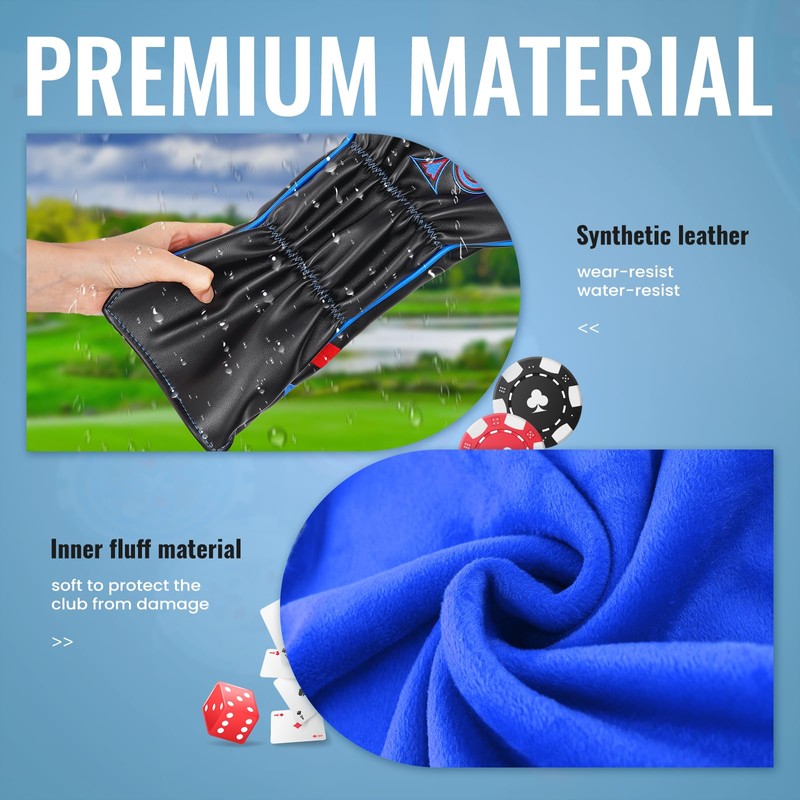 Golf Club Head covers for Driver 460CC DR #1 Elastic