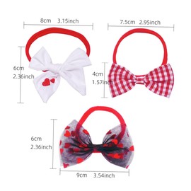 OATIPHO Romantic Heart Headband Girls Headband Hair Bow for Girls Infants Hair Accessories Valentine's Day Present
