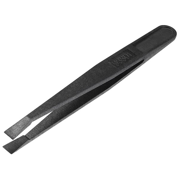 MMOBIEL Anti-Static Multifunctional Plastic Precision Tweezers with Slant Flat Tip